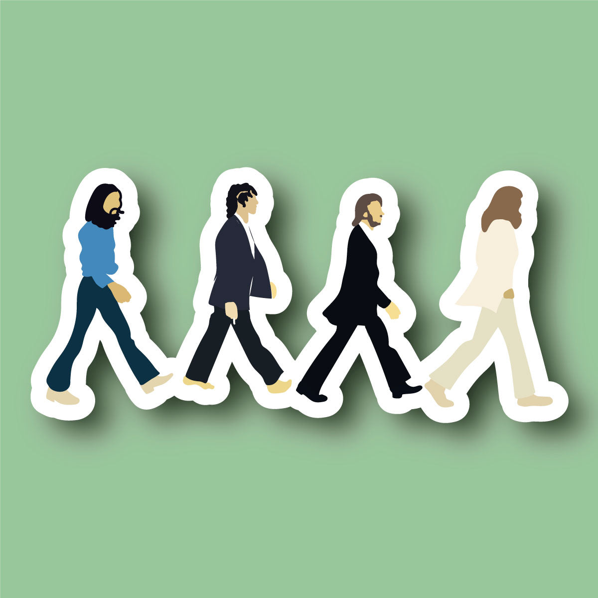 Sticker Los Beatles