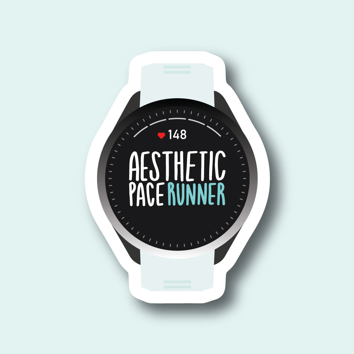 Sticker Aesthetic Pace Runner
