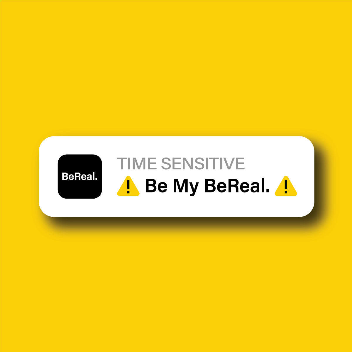 Sticker Inverso Be My BeReal