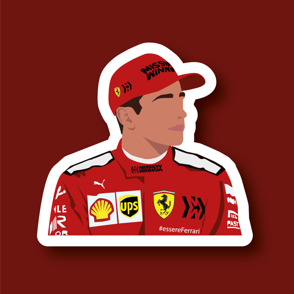 Sticker Charles Leclerc