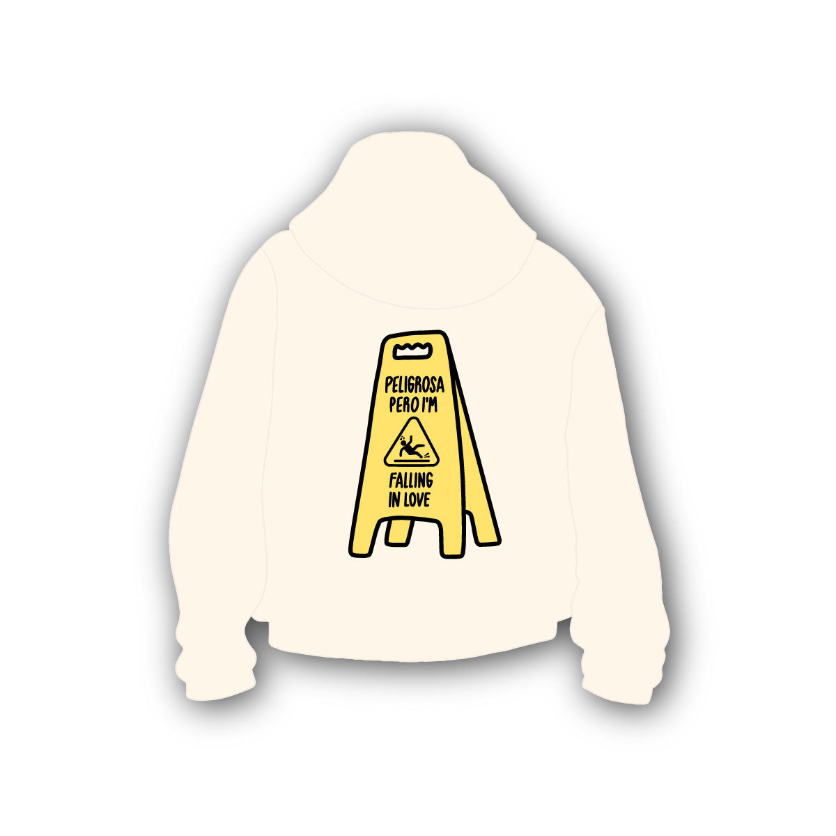 Hoodie Peligrosa Pero Im Falling In Love | Crema