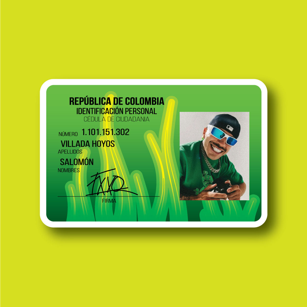Sticker Ferxxo´s ID
