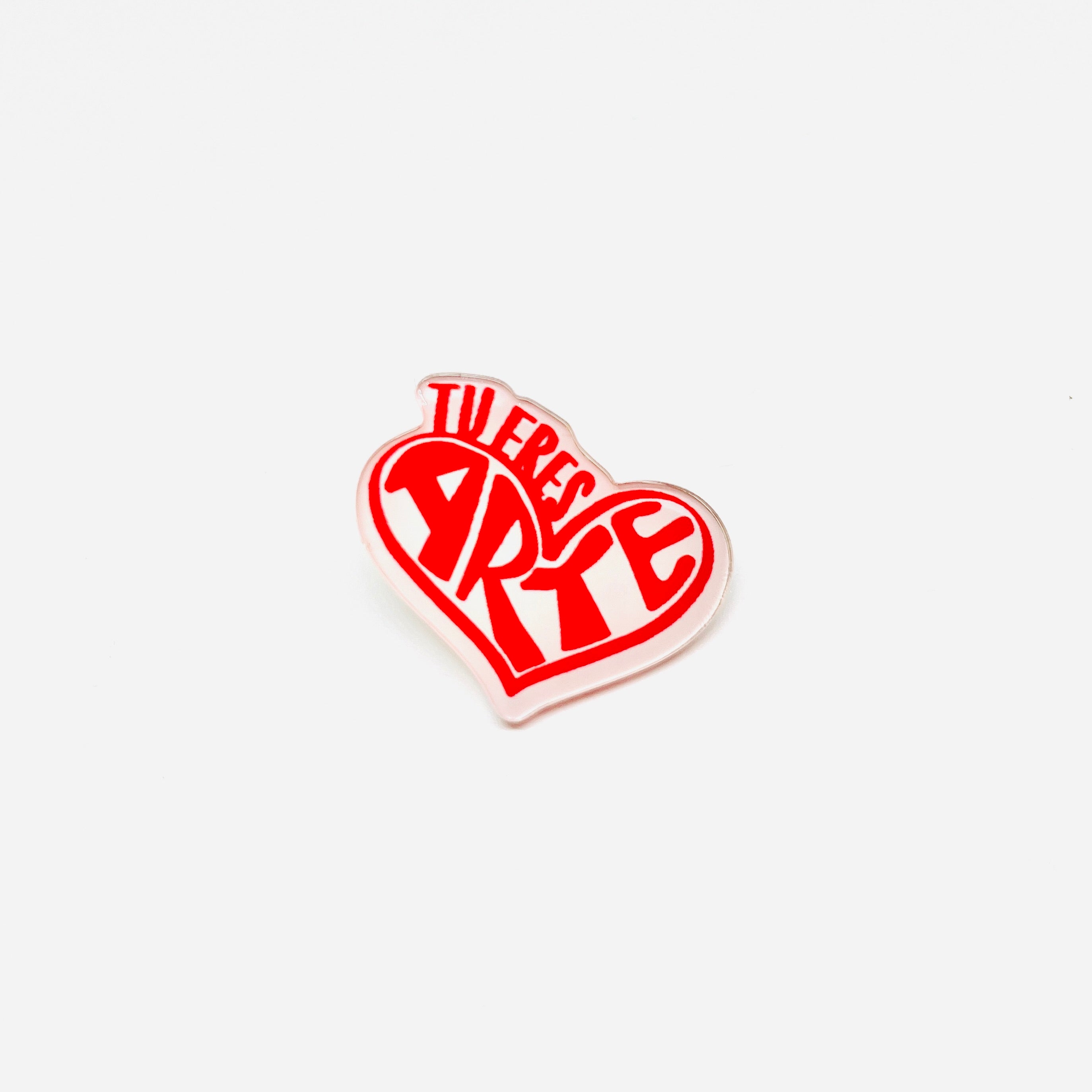 Pin Acrílico Tu Eres Arte