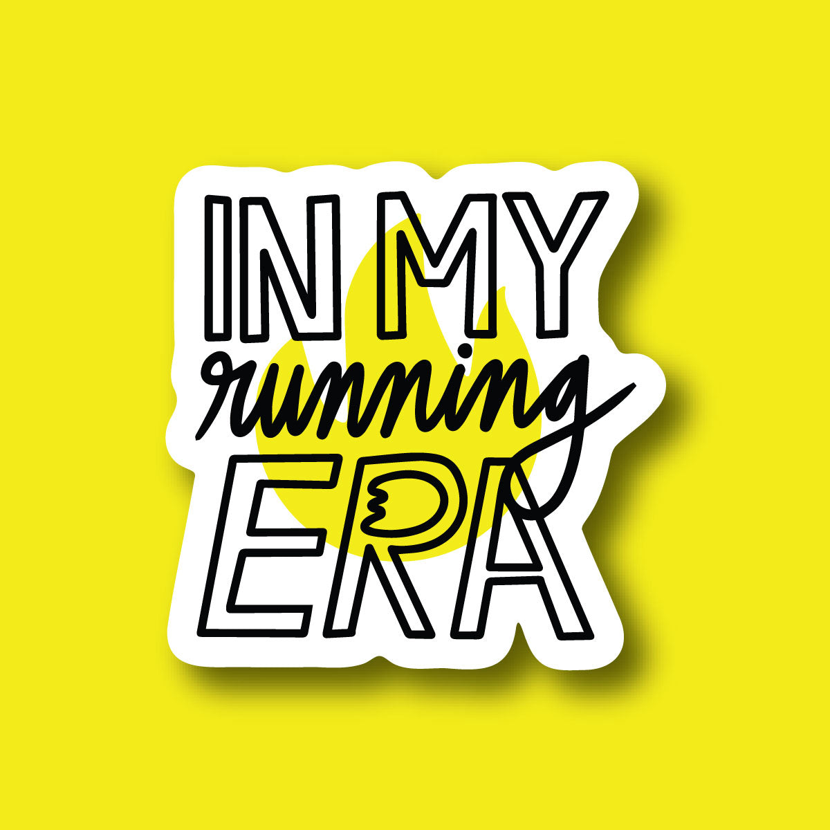 Sticker In My Running Era