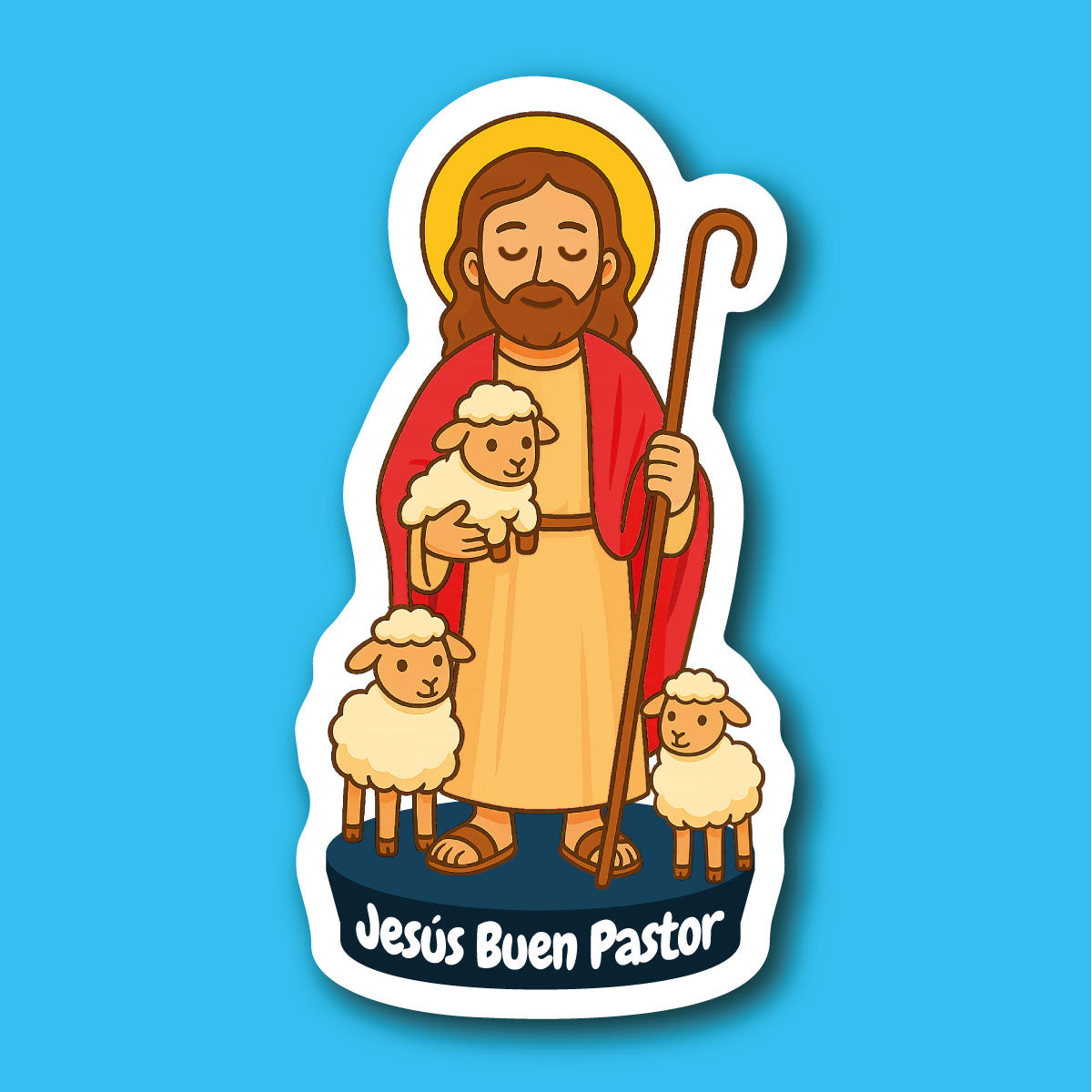 Sticker Jesús Buen Pastor