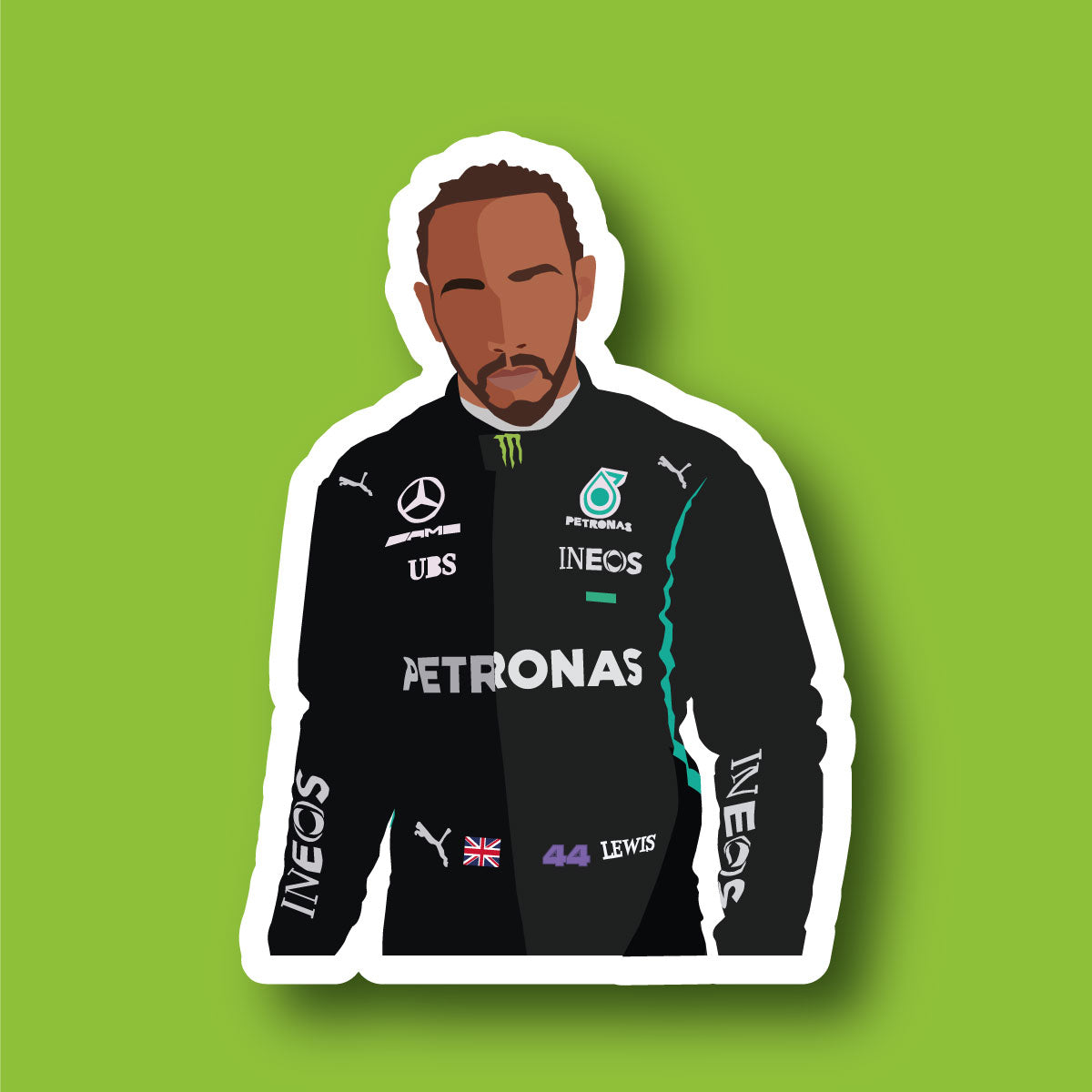 Sticker Lewis Hamilton