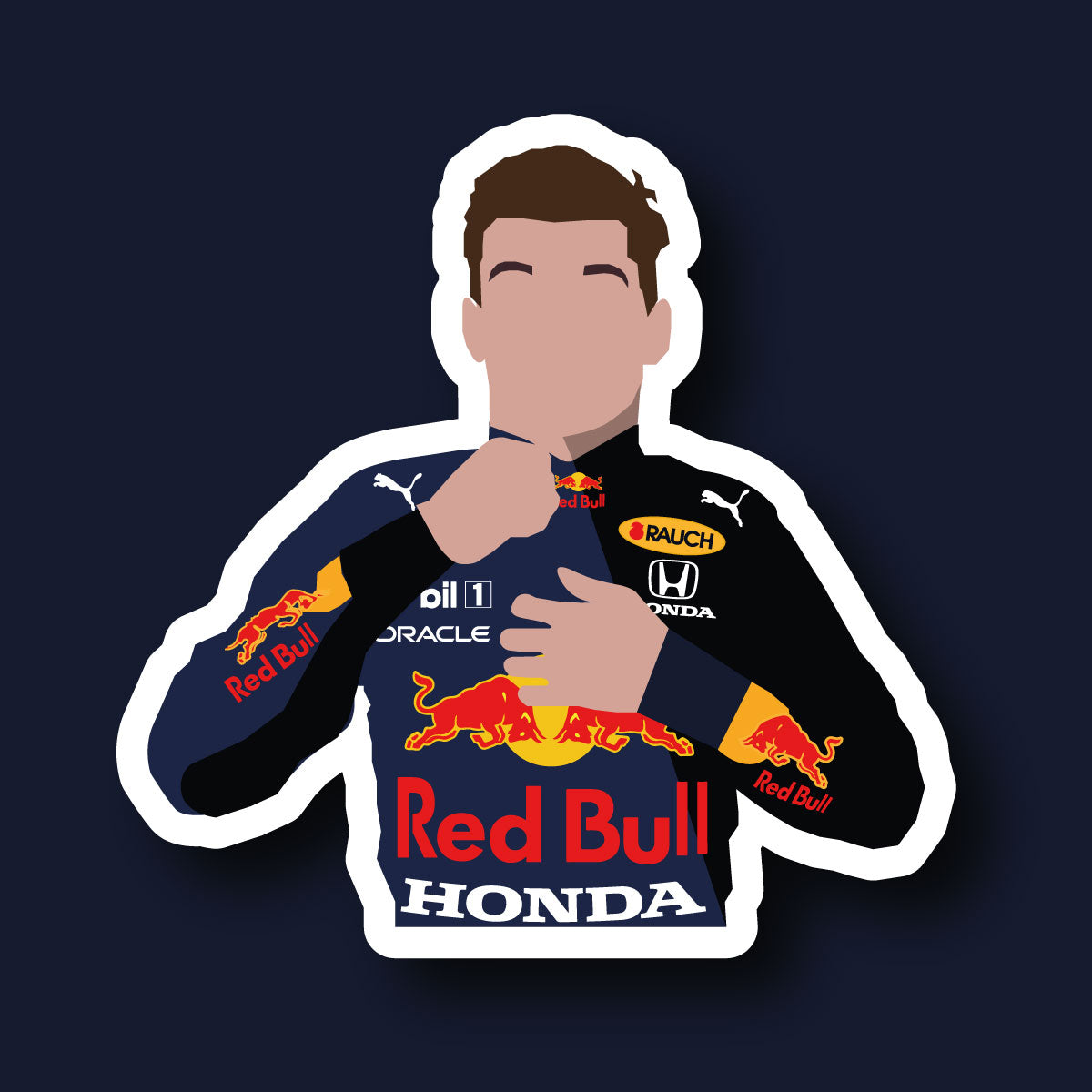 Sticker Max Verstappen