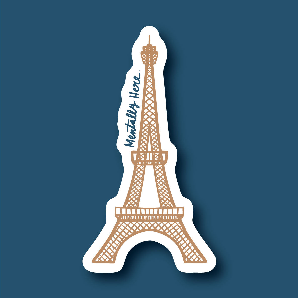 Sticker Mentally Here (París)