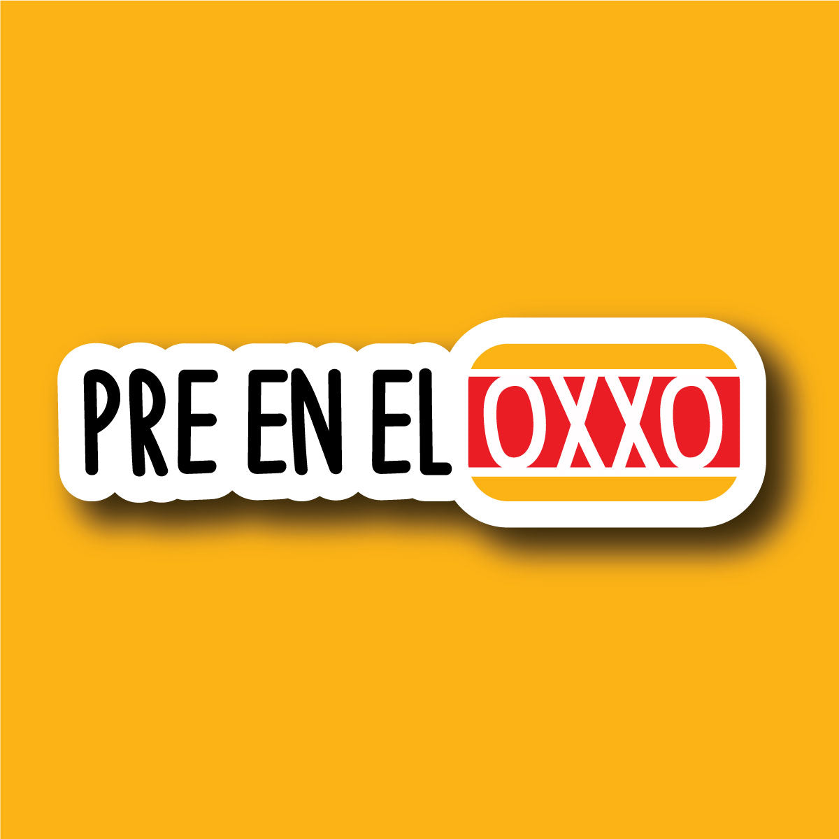 Sticker Pre En El Oxxo