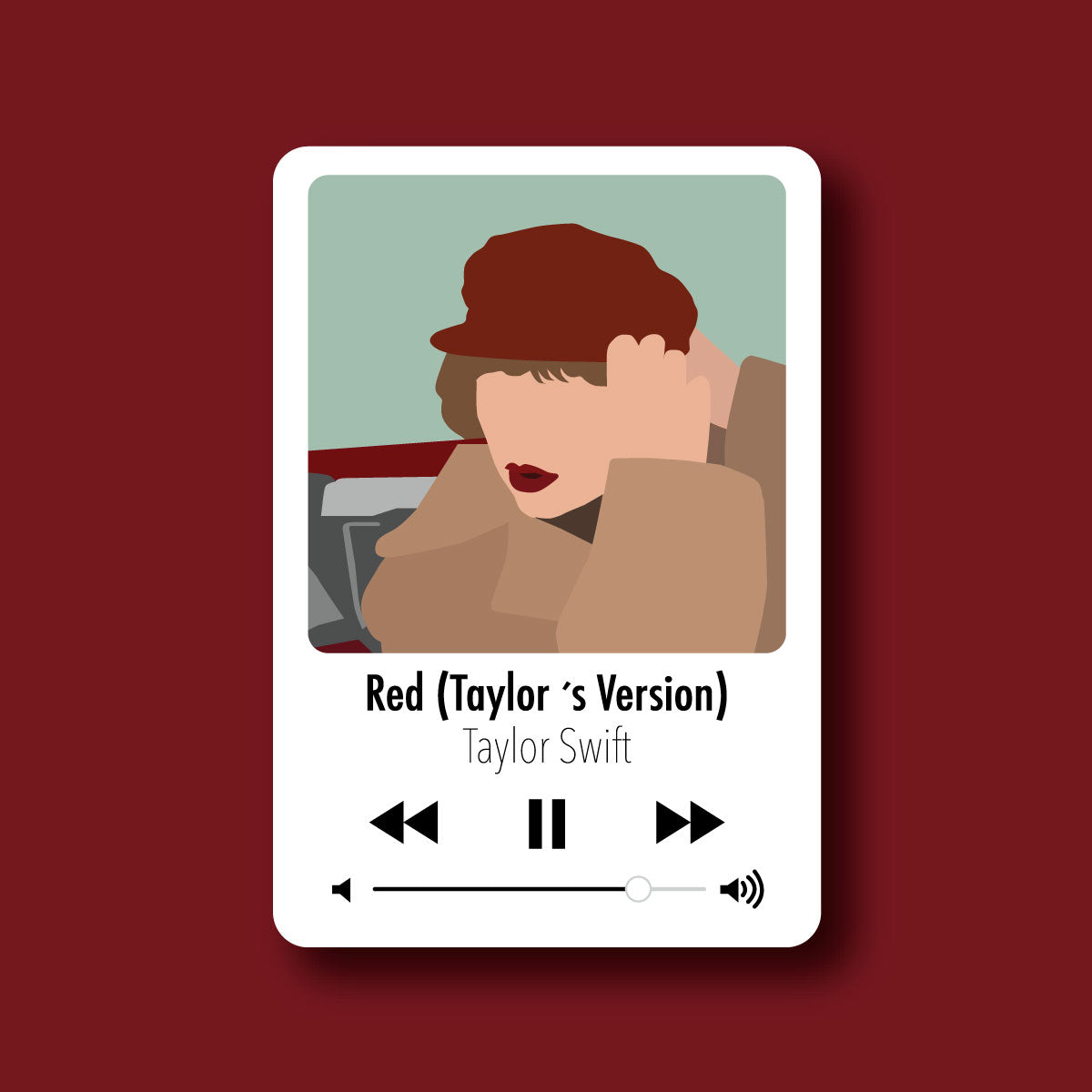 Sticker Red (Taylor Swift)
