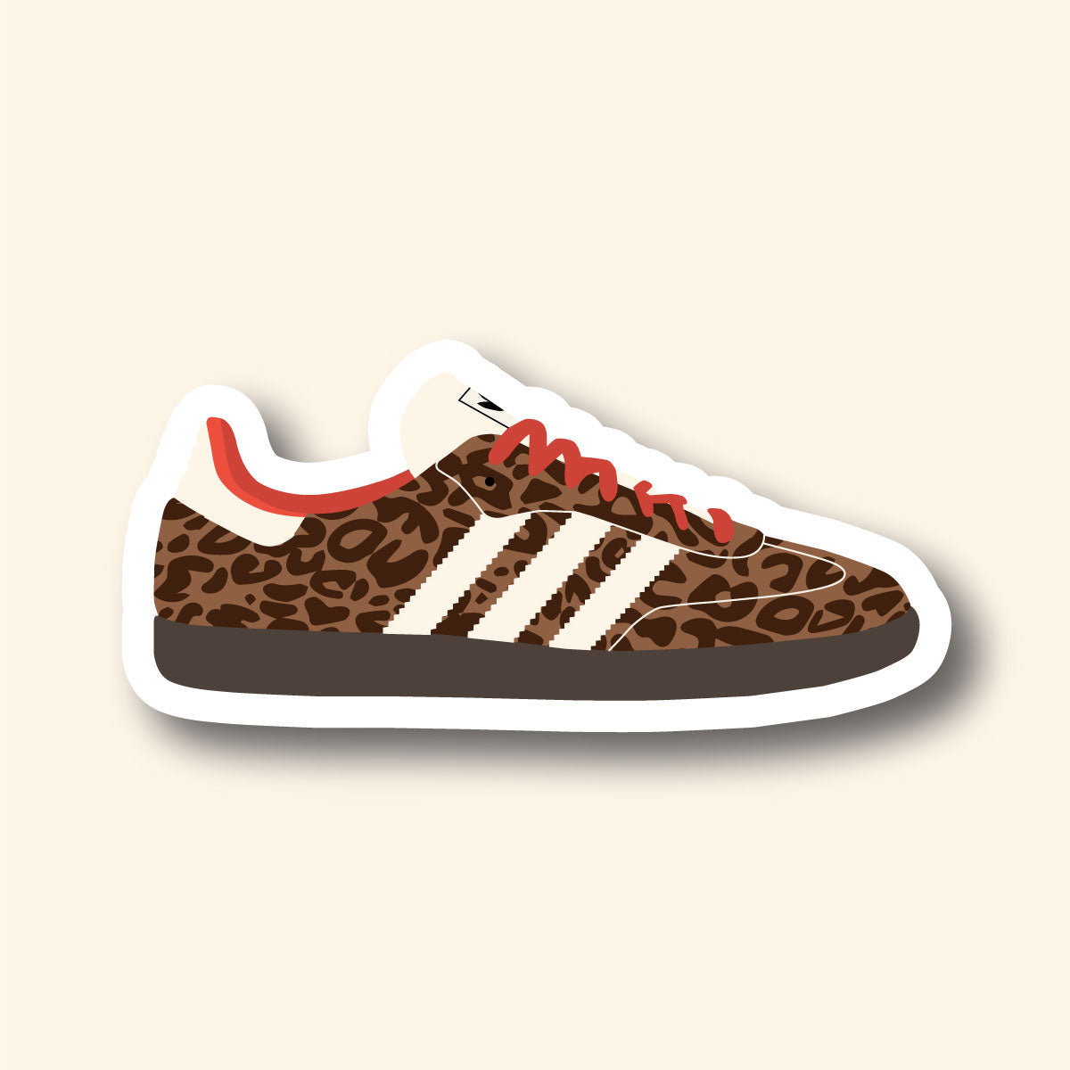 Sticker Samba Leopardo