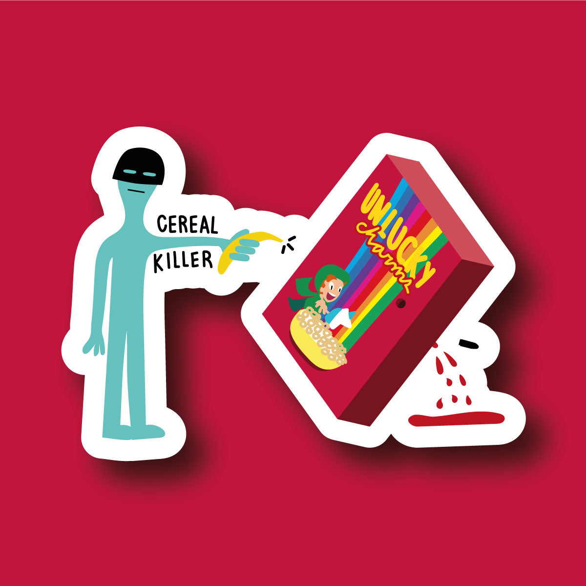 Sticker Unlucky Charms