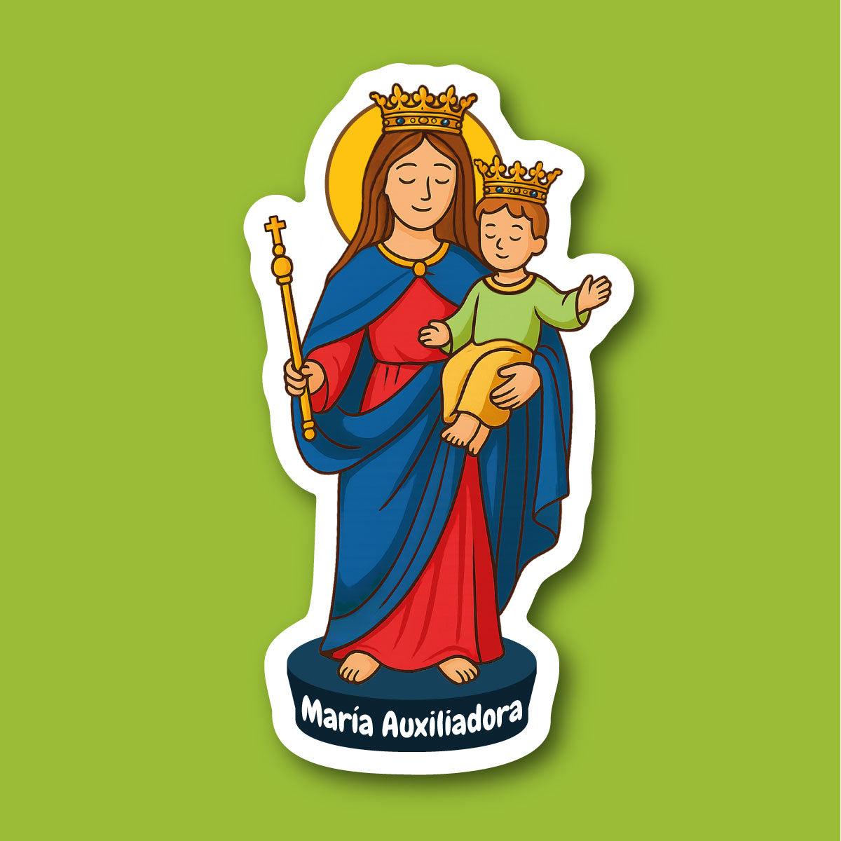 Sticker María Auxiliadora