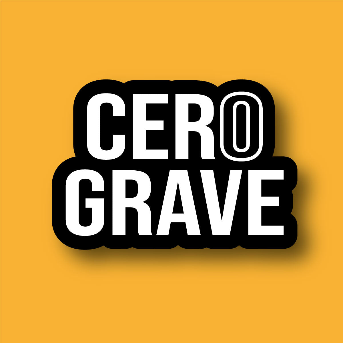 Sticker Inverso Cero Grave