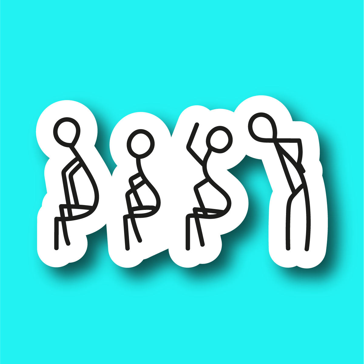 Sticker Inverso Crónicas De Un Twerk