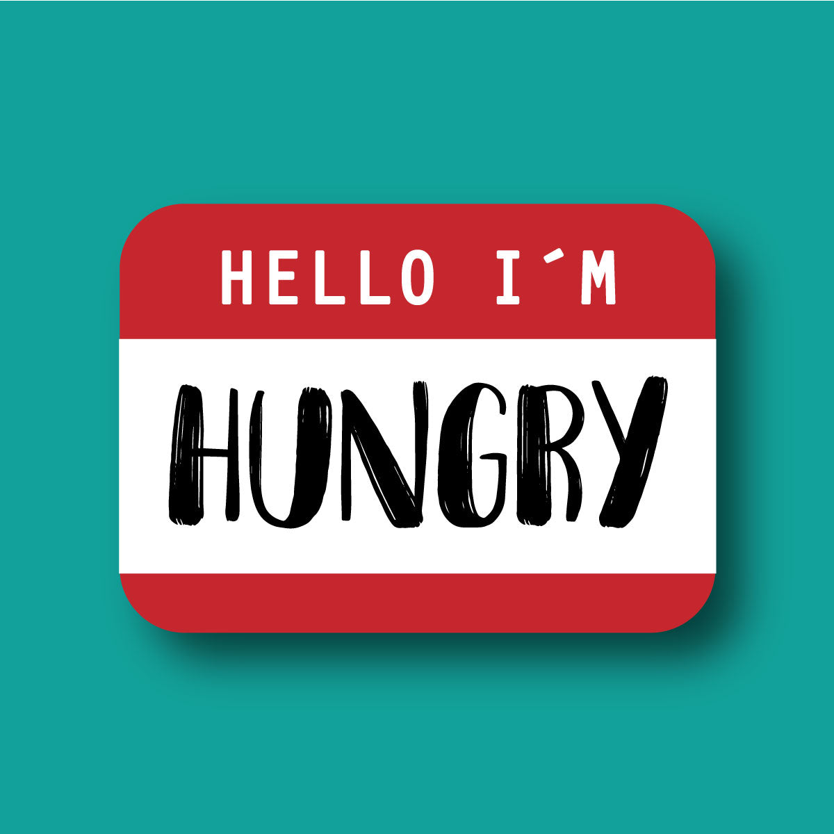 Sticker Inverso Hello I´m Hungry