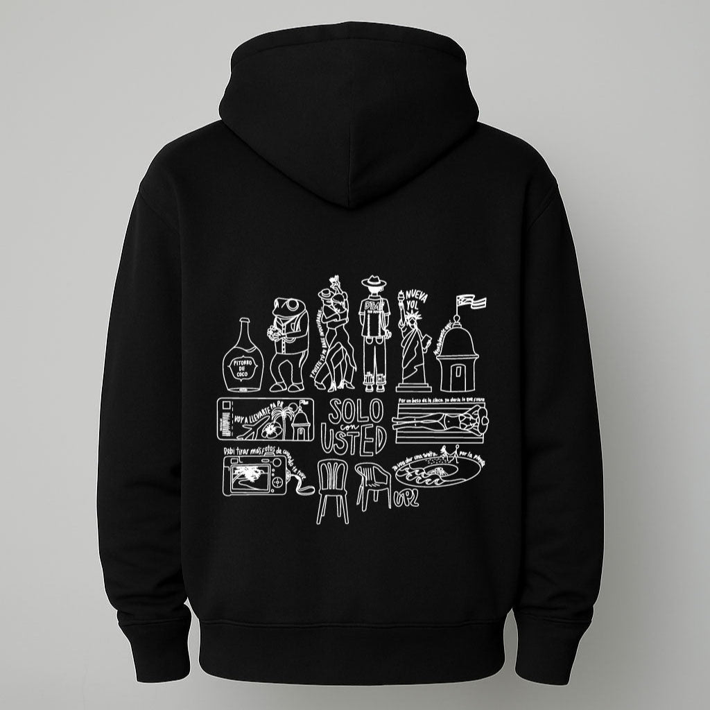 Hoodie DtMF Bad Bunny | Negro