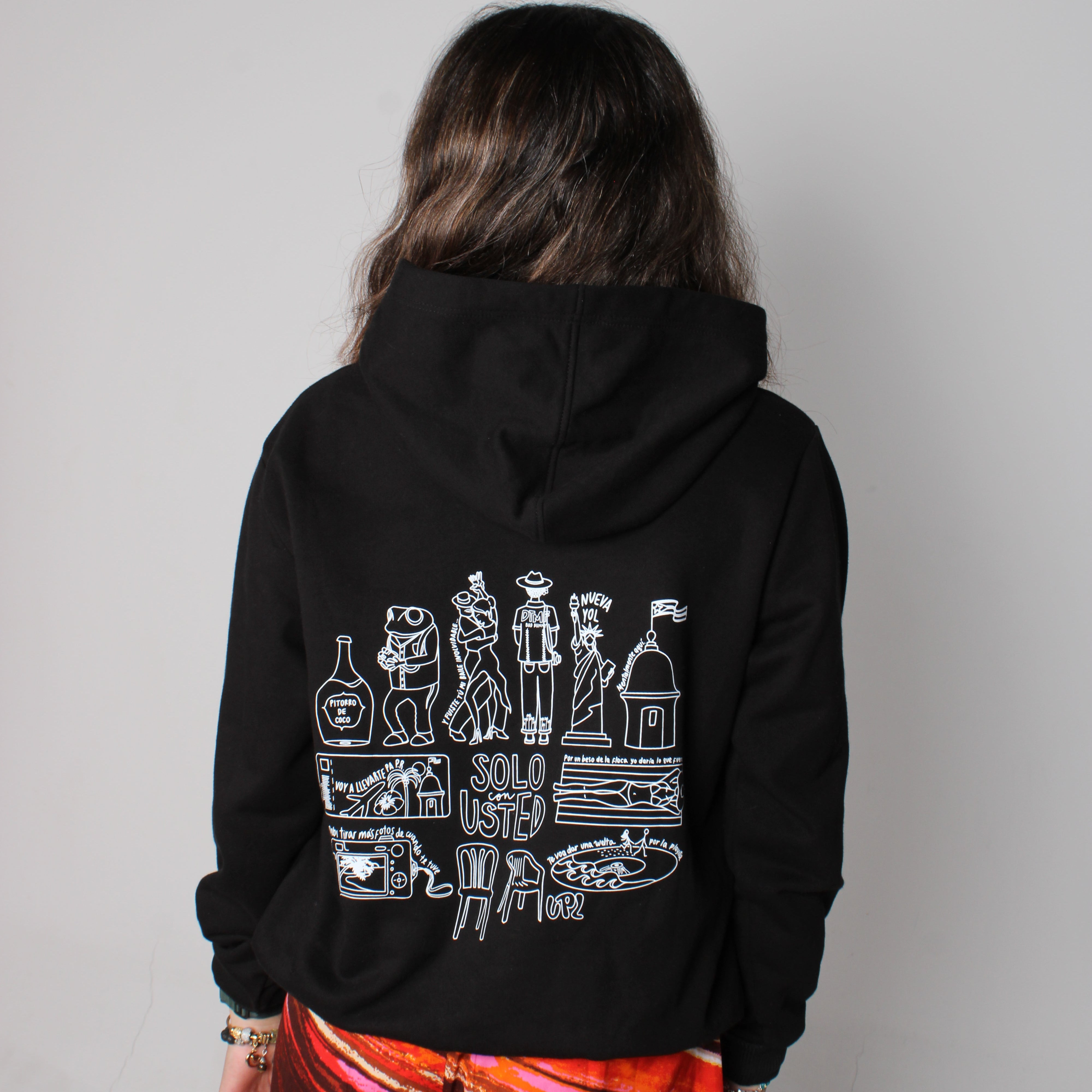 Hoodie DtMF Bad Bunny | Negro