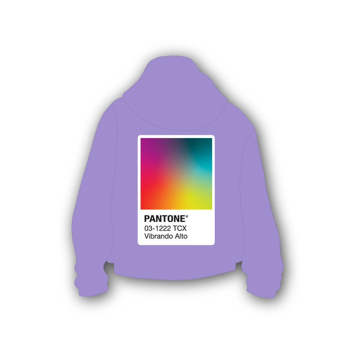 Hoodie Pantone Vibrando Alto | Morado