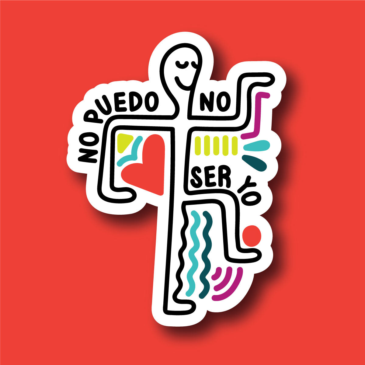 Sticker Inverso No Puedo No Ser Yo