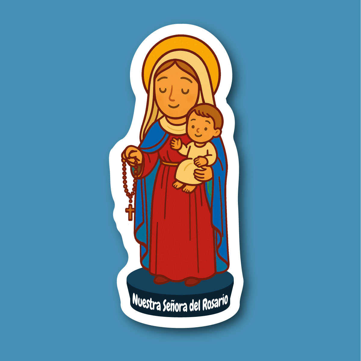Sticker Nuestra Señora del Rosario