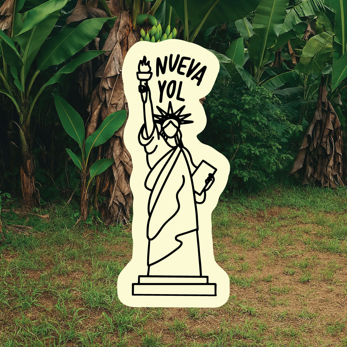 Mini Sticker Nueva Yol | Glow in the dark