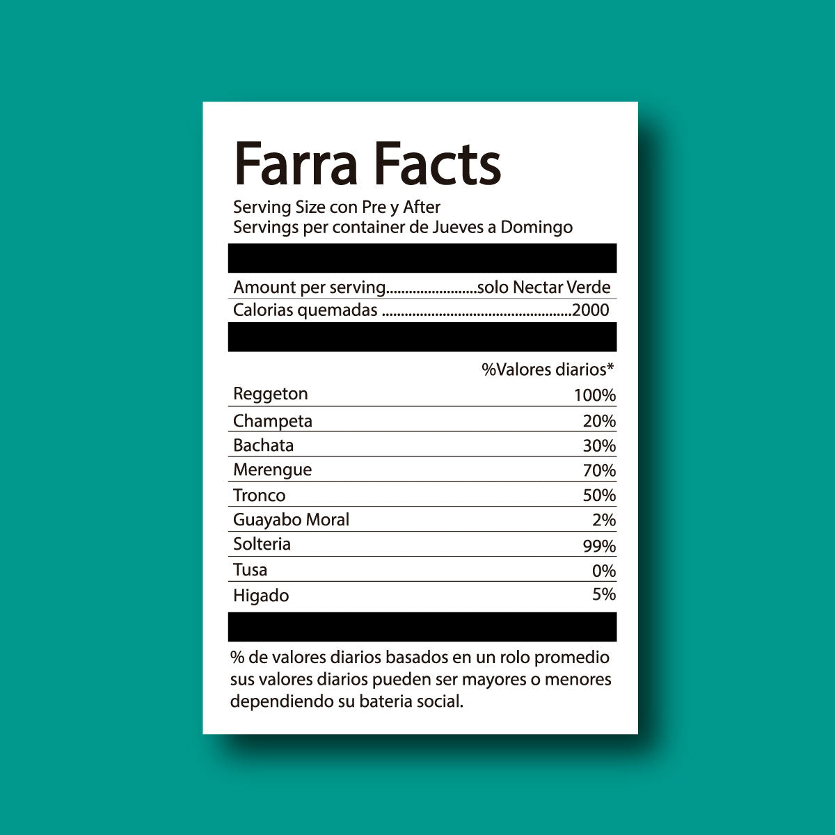 Sticker Inverso Farra Facts