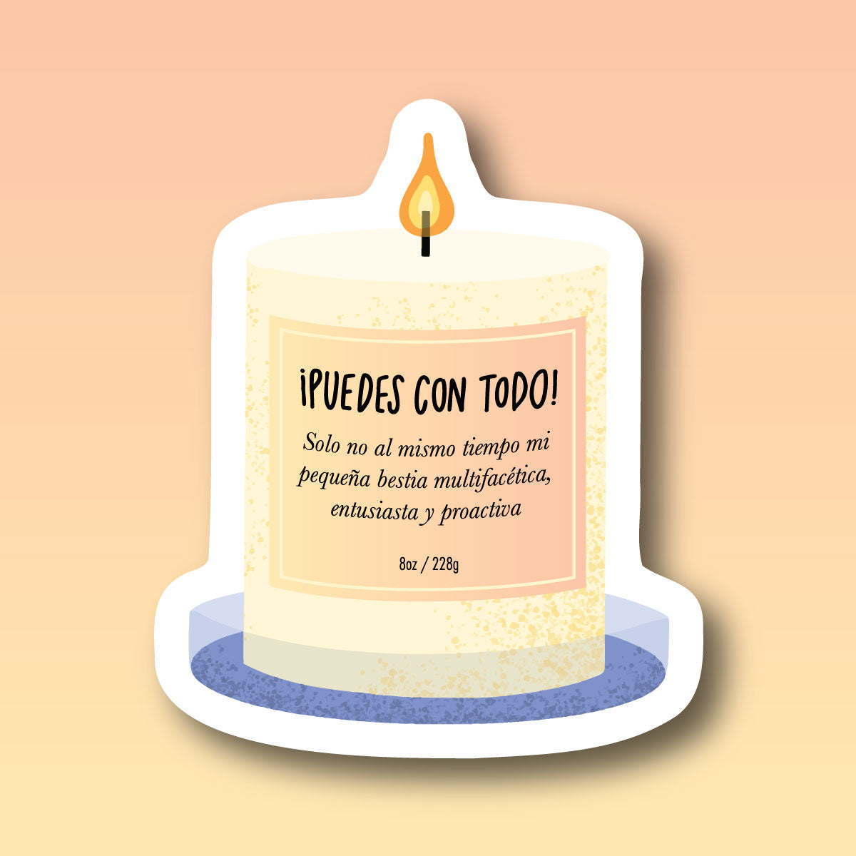 Sticker Puedes Con Todo