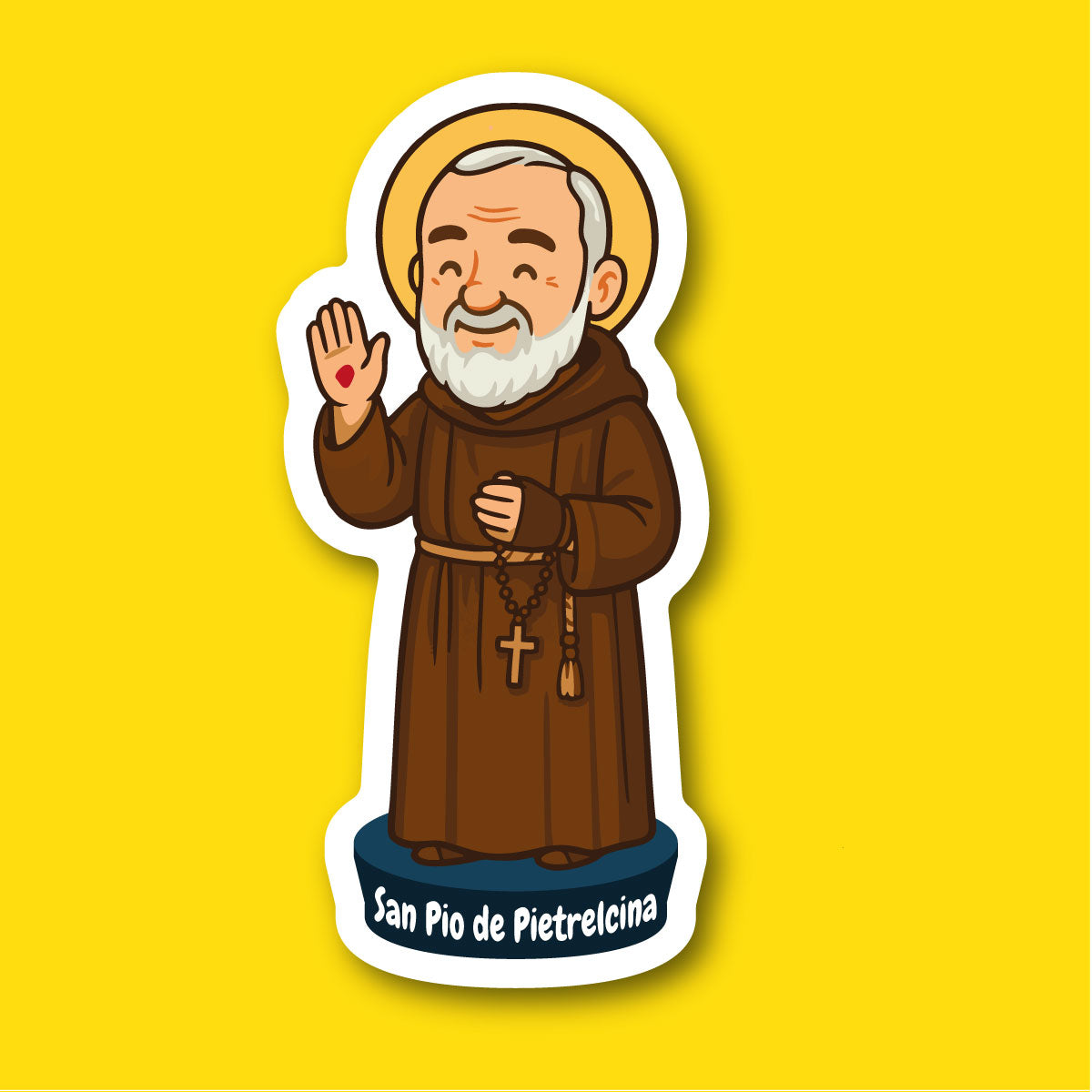 Sticker Padre Pio