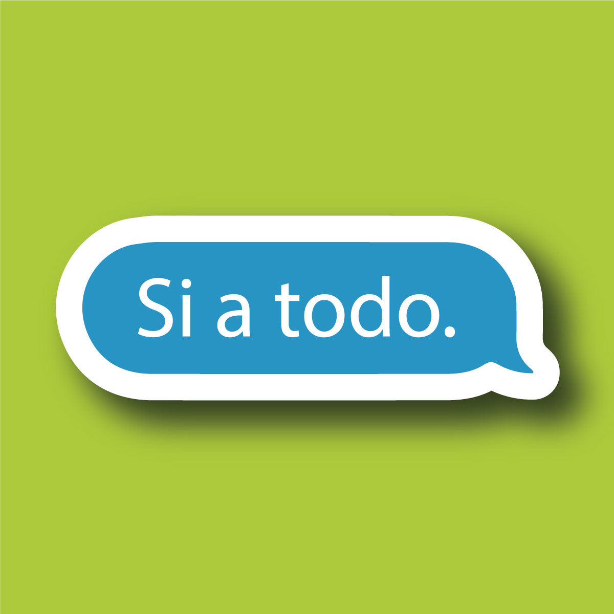 Sticker Inverso Si A Todo