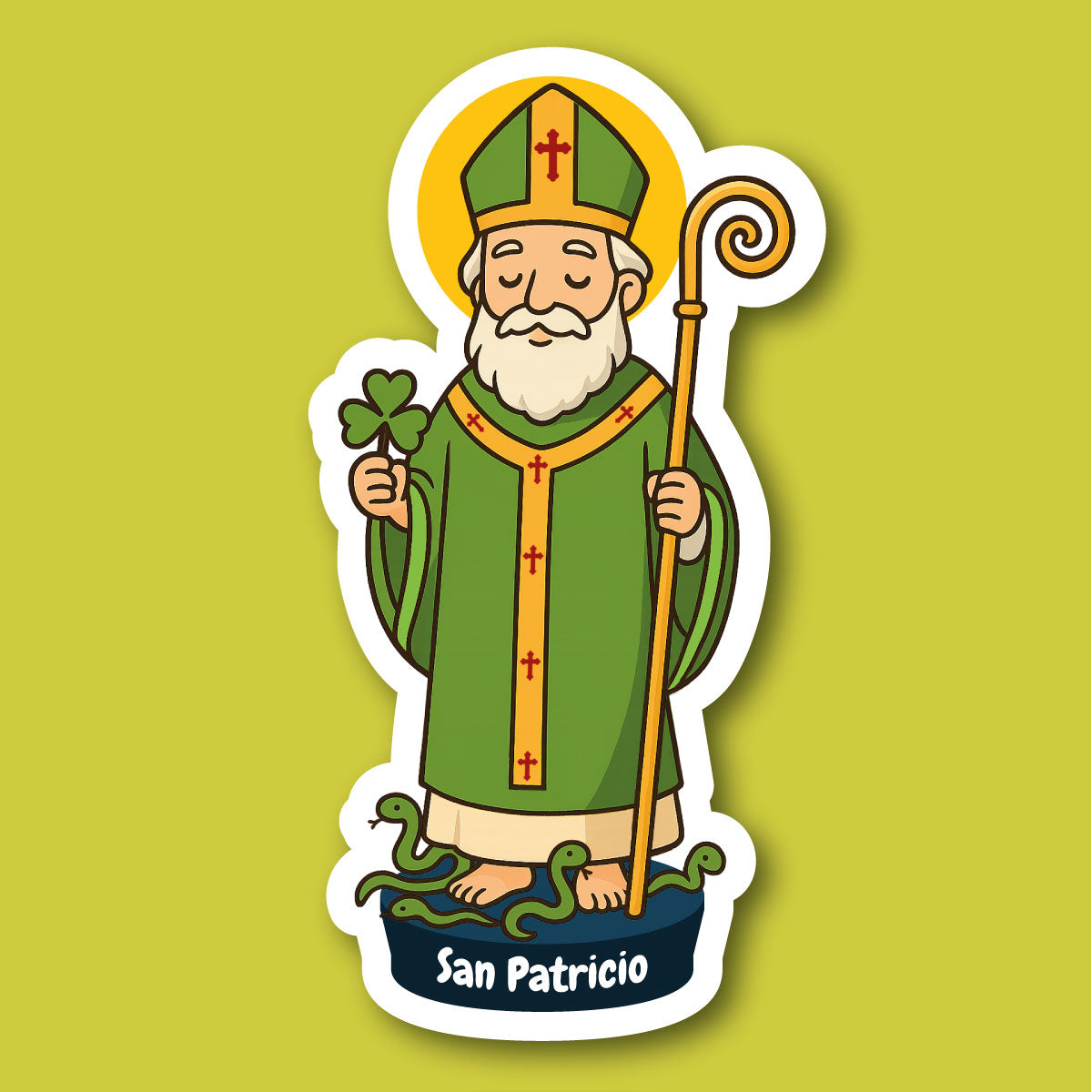 Sticker San Patricio
