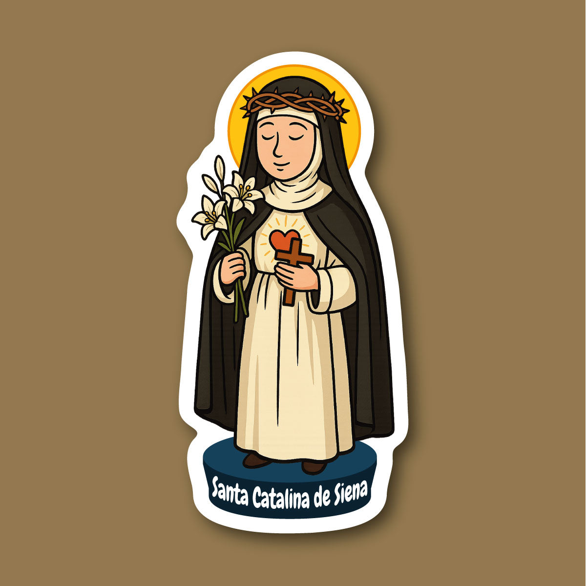 Sticker Santa Catalina de Siena