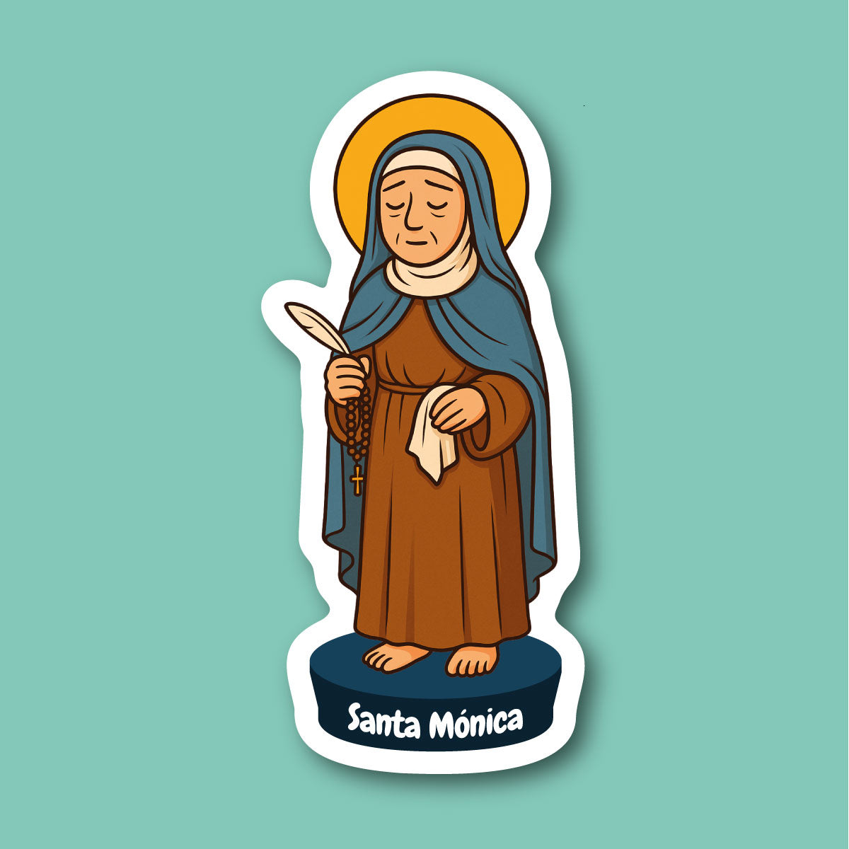 Sticker Santa Mónica