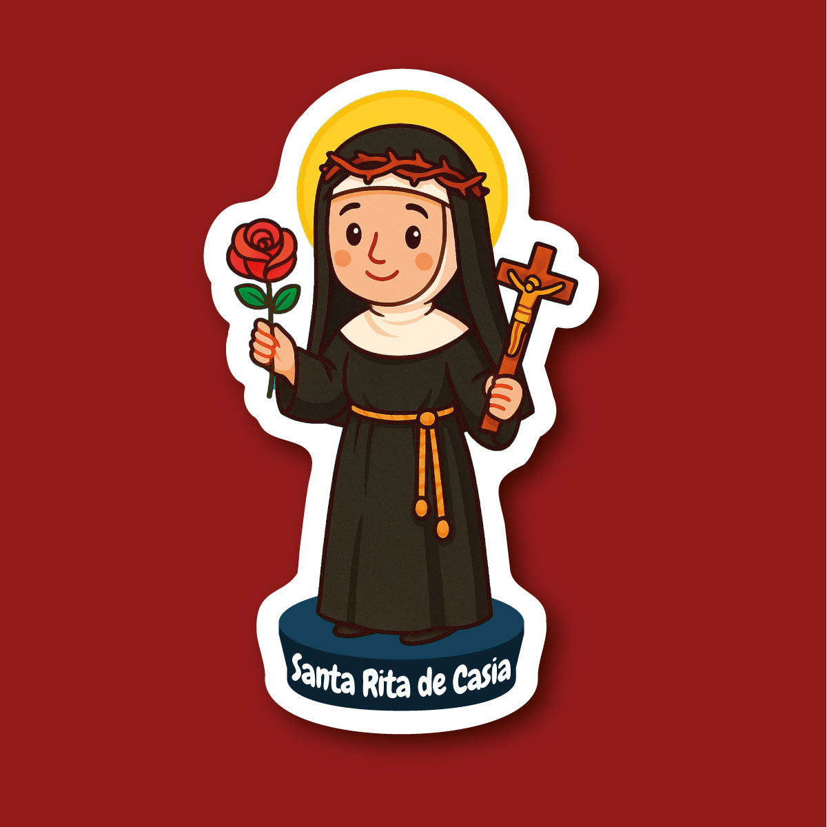 Sticker Santa Rita de Casia