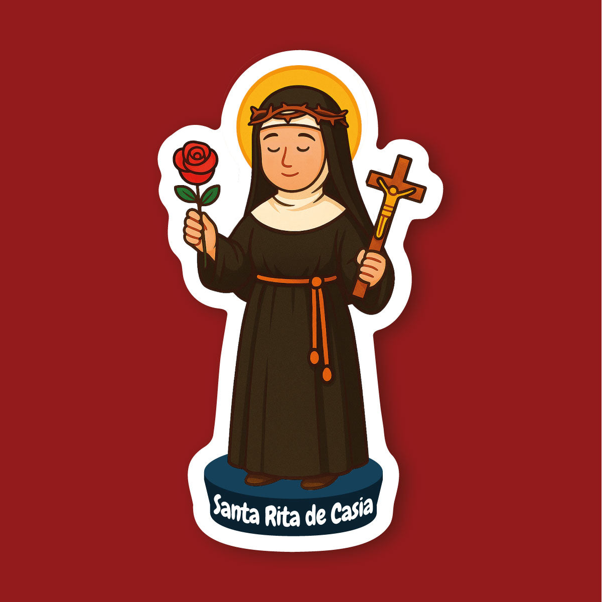 Sticker Santa Rita de Casia