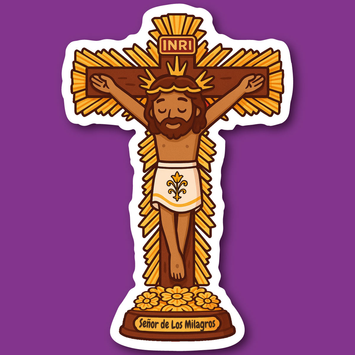 Sticker Señor de los Milagros