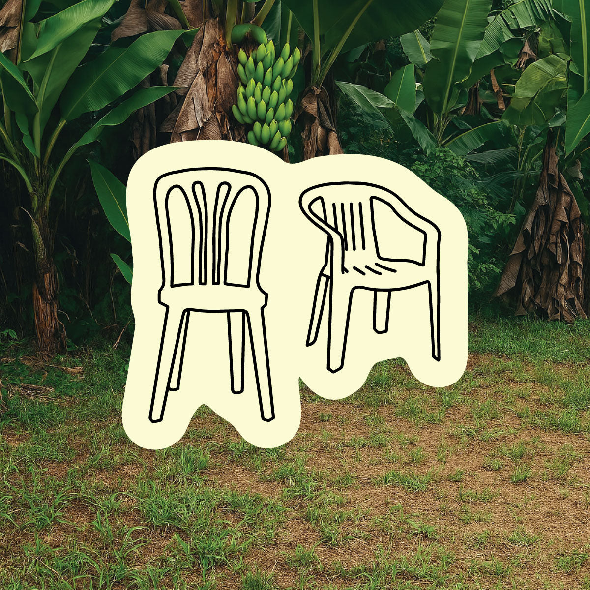 Mini Sticker Sillas | Glow in the dark
