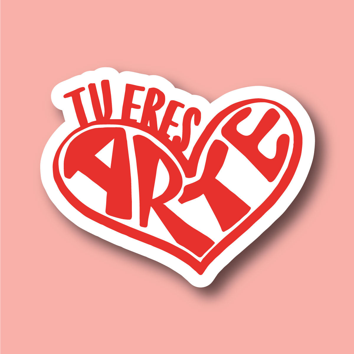 Sticker Inverso Tu Eres Arte