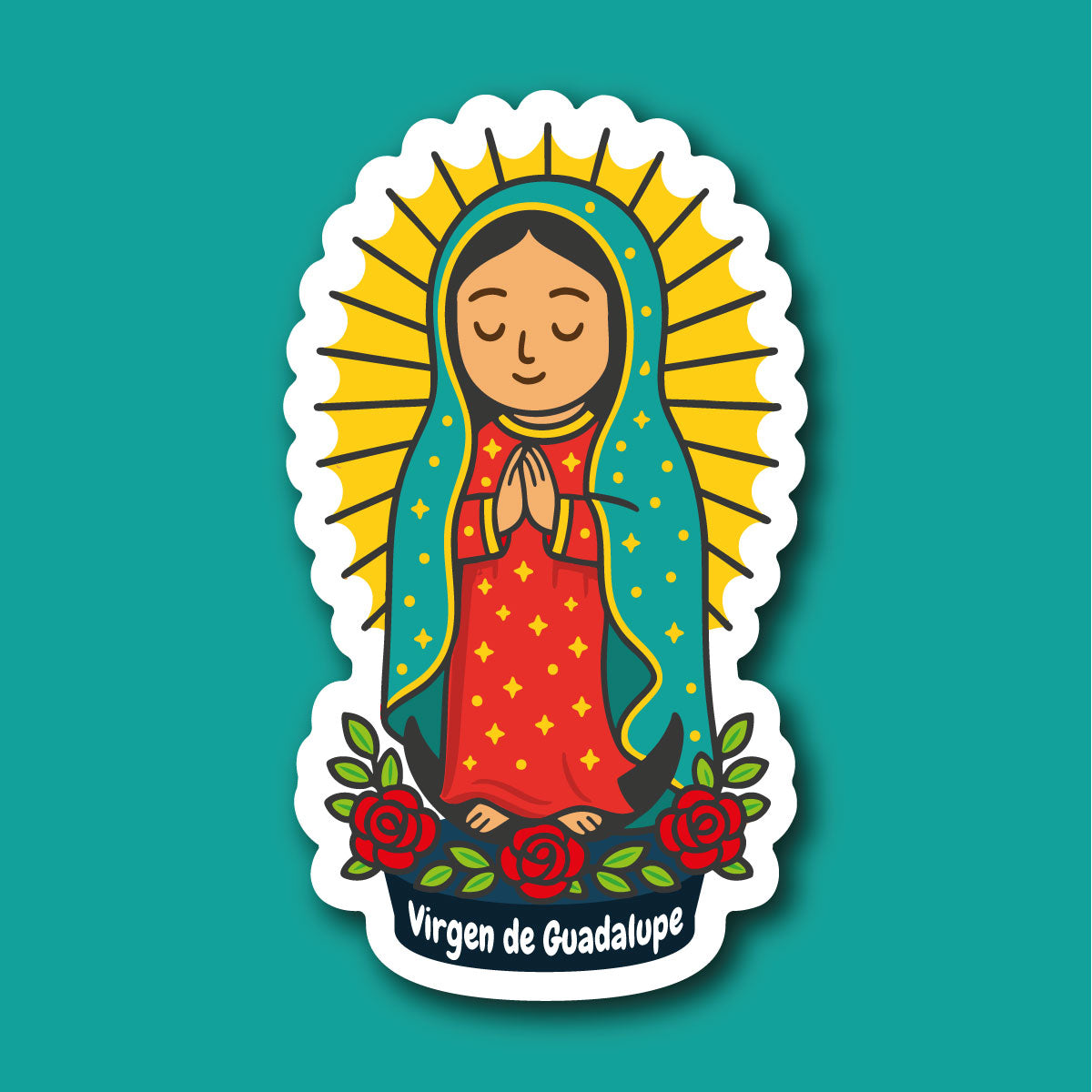 Sticker Virgen de Guadalupe