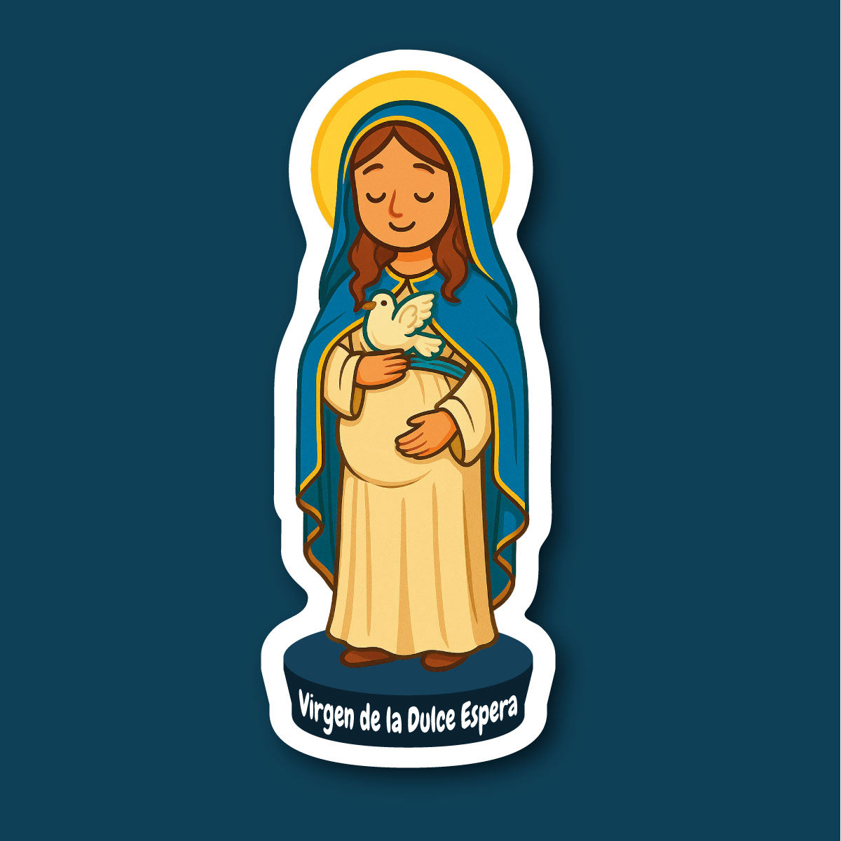 Sticker Virgen de la Dulce Espera