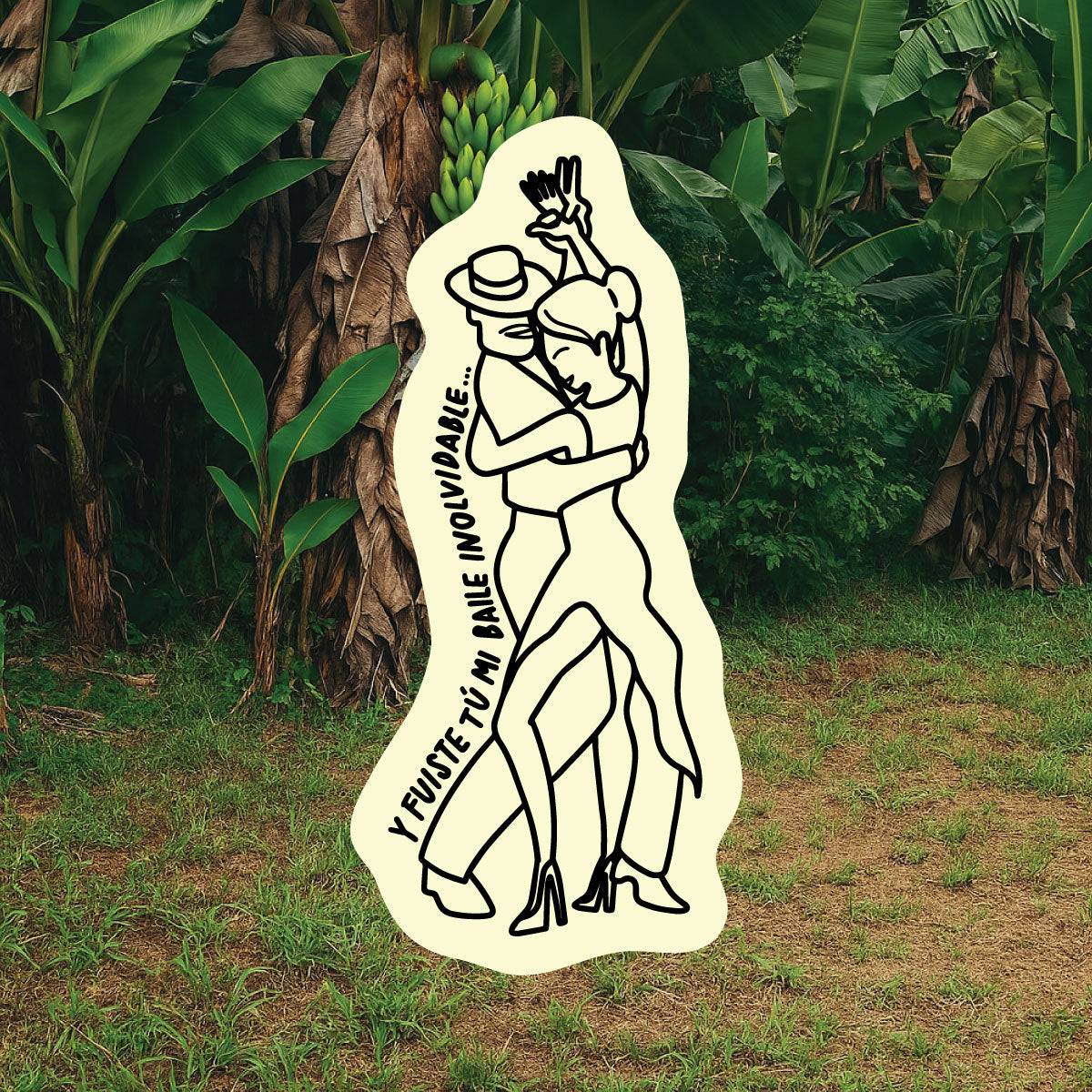 Mini Sticker Baile Inolvidable | Glow in the dark